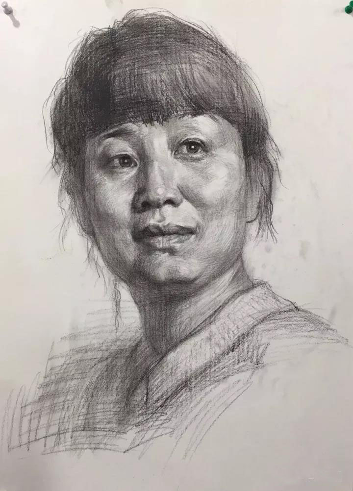 2018年江苏美术联考素描考题范画