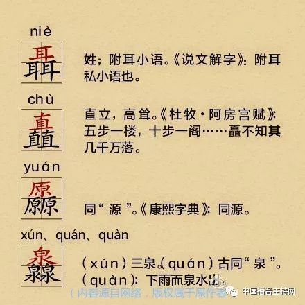 这36个三字重叠的汉字你都会读吗