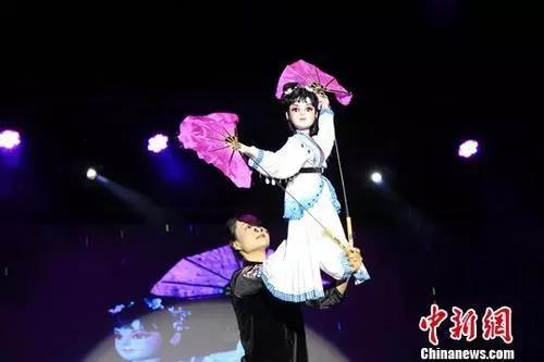 中国木偶在曼谷表演