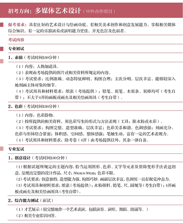 上海音乐学院2019年招生简章