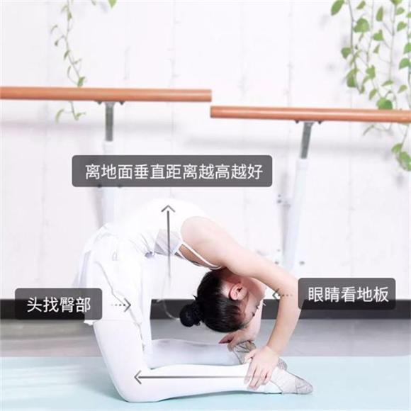 在这个高度进行跪控腰,充分锻炼孩子的腰部力量.